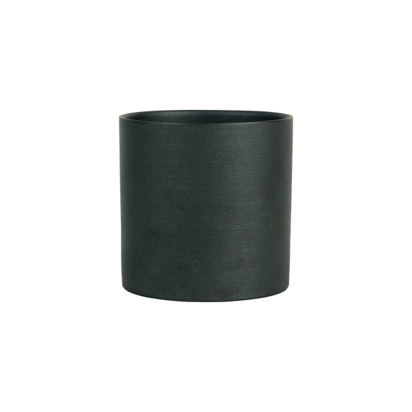 Black Cylinder Teacup
